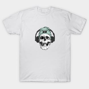 Sketeton-Headphones T-Shirt